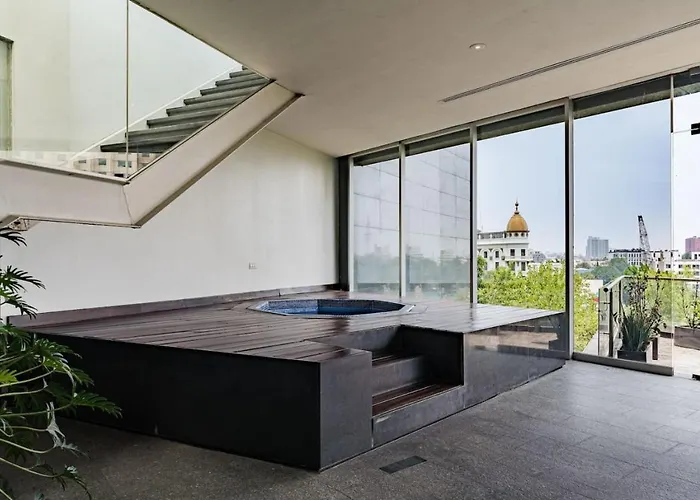 Stylish Reforma Loft W/pool, Gym, Ac & Views Apartment