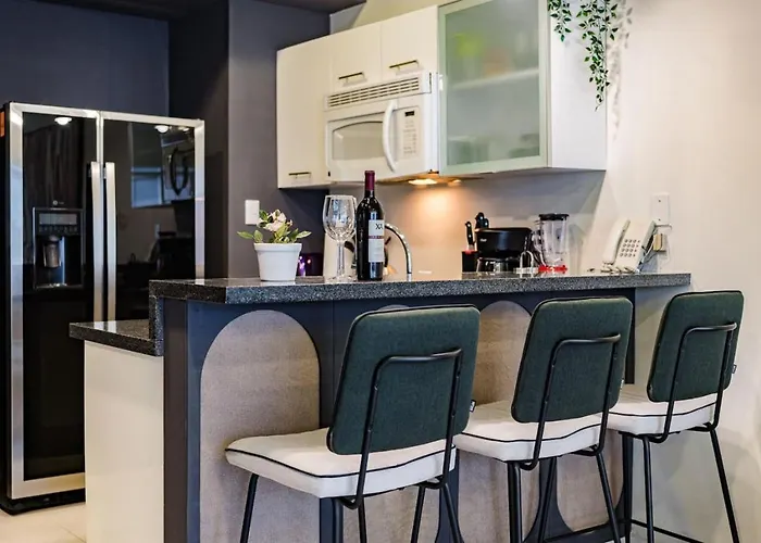 Stylish Reforma Loft W/pool, Gym, Ac & Views